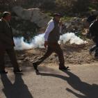 مواجهات عند معسكر اعتقال  عوفر  غرب رام الله