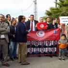 وقفة تضامنية في رام الله مع الشعب التونسي