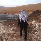 في موقع الحديدية في الاغوار الشمالية قوات الاحتلال  تستهدف مضارب ابو صقر واولاده