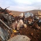 في موقع الحديدية في الاغوار الشمالية قوات الاحتلال  تستهدف مضارب ابو صقر واولاده