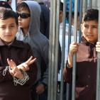 اطفال بغزة يتضامنون مع الأسرى الأطفال بسجون الاحتلال