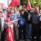 مسيرة للفصائل في يوم التضامن العالمي مع الشعب الفلسطيني