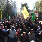 تشييع جثمان الشهيد عبد الرحمن البرغوثي في بلدة عابود غرب رام الله