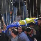 تشييع جثمان الشهيد عبد الرحمن البرغوثي في بلدة عابود غرب رام الله