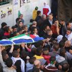 تشييع جثمان الشهيد عبد الرحمن البرغوثي في بلدة عابود غرب رام الله