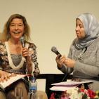 المحاضرة المكسيكية د. سيلفانا رابينوفيتش تقدم  ندوة عن خطبة  الهندي الاحمر للشاعر محمود درويش