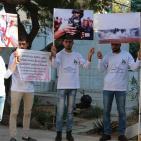 وقفة للصحفيين بغزة تطالب بالحماية في اليوم العالمي لحقوق الانسان