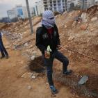 مواجهات على المدخل الشمالي لمدينة البيرة