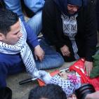 تششيع جثمان الشهيد نشأت جمال عصفور في بلدة سنجل قرب رام الله