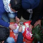 تششيع جثمان الشهيد نشأت جمال عصفور في بلدة سنجل قرب رام الله