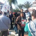 وقفة في طولكرم تنديدا بإغتيال سمير القنطار