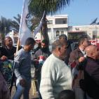 وقفة في طولكرم تنديدا بإغتيال سمير القنطار