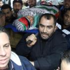 تشييع جثمان الشهيدة مرام حسونة في مدينة نابلس