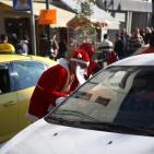 بابا نويل اليوم في مدينة رام الله