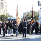 بالصور: مسيرة شعبية كشفية احتفالاً بالمولد النبوي الشريف في نابلس