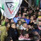 تشييع جثمان الشهيد عبد الله نصاصرة في قرية بيت فوريك شرق نابلس