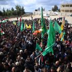 تشييع جثمان الشهيدة مهدية حماد في بلدة سلواد قرب رام الله