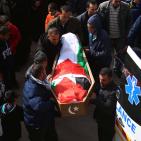 تشييع جثمان الشهيدة مهدية حماد في بلدة سلواد قرب رام الله