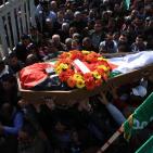 تشييع جثمان الشهيدة مهدية حماد في بلدة سلواد قرب رام الله