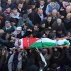 تشييع جثمان الشهيد ماهر الجابي في مدينة نابلس