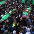 تشييع جثماني الشهيدين أنس حماد ومحمد عياد في سلواد