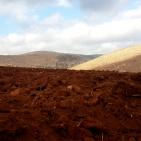 فلاحة الارض وزرعها في المرتفعات المطلة على الاغوار