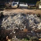 قوات الاحتلال تهدم منزل الشهيد مهند الحلبي في قرية سردا شمال رام الله