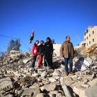 قوات الاحتلال تهدم منزل الشهيد مهند الحلبي في قرية سردا شمال رام الله