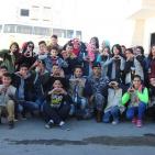 نادي جبل النار يزور مركز الدفاع المدني في مخيم بلاطة شرقي نابلس