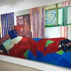 ستة فنانيين  يعرضون رسوماتهم في غاليري زاوية في البيره