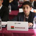 طلبة فلسطين يتقمصون دور الساسة في أكبر قضايا العالم