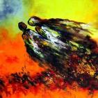 الفنان  محمد الشريف  يجهز لمعرض رسوماته  التشكيليه