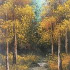 الفنان  محمد الشريف  يجهز لمعرض رسوماته  التشكيليه