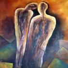 الفنان  محمد الشريف  يجهز لمعرض رسوماته  التشكيليه