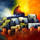 الفنان  محمد الشريف  يجهز لمعرض رسوماته  التشكيليه