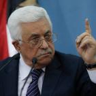 الرئيس محمود عباس خلال لقاءه اليوم مع الصحافيين الفلسطينيين