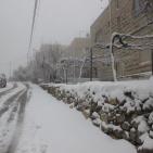 الثلوج في الخليل