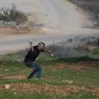 مواجهات قرب سجن عوفر غرب رام الله