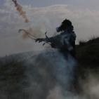 مواجهات قرب سجن عوفر غرب رام الله