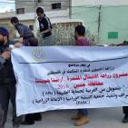 الاغاثة الزراعية تبدا بتوزيع الاشتال في جنين