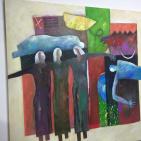 معرض ايماءات للفنان جواد ابراهيم  في بيت مريم في رام الله