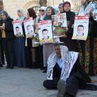 وقفة تضامنية مع الاسير القيق وسط رام الله