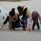 مجموعة النجاح التطوعية تُنظم نشاط رسم ودهن في مدرسة بيسان بنابلس