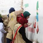 مجموعة النجاح التطوعية تُنظم نشاط رسم ودهن في مدرسة بيسان بنابلس