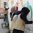 مجموعة النجاح التطوعية تُنظم نشاط رسم ودهن في مدرسة بيسان بنابلس