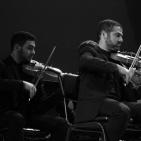 عرض الأوركسترا الوطنية الفلسطينية وأوركسترا المعهد الوطني للموسيقى في جامعة النجاح