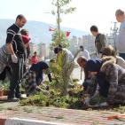 النجاح التطوعية تُنظم نشاط لزراعة الأشجار بالتعاون مع بلدية نابلس