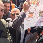 مسيره المقاطعة للبضائع الاسرائيليه في رام الله