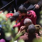 تشييع جثمان الشهيد إياد سجدية في مخيم قلنديا