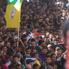 تشييع جثمان الشهيد إياد سجدية في مخيم قلنديا